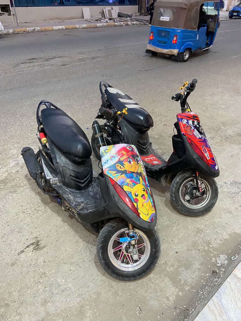 السلام عليكم لعابات رياضي للبيع دراجات كله نضيف ال حط بانزين وترايك للبصره دراجات متعوب عليهن نضيفات وكل نقص مابيهن سعر الوحده٥٠٠ وبيها مجال مكاني كوت 
الرقم ‭٠٧٧٦ ٣٦٤ ٦٩٣٧‬
