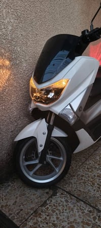 N MAX 2018 الدراجة رمبة وحيل نظيفة بانزين محسن دهن يورل اصلي بريكات دس...