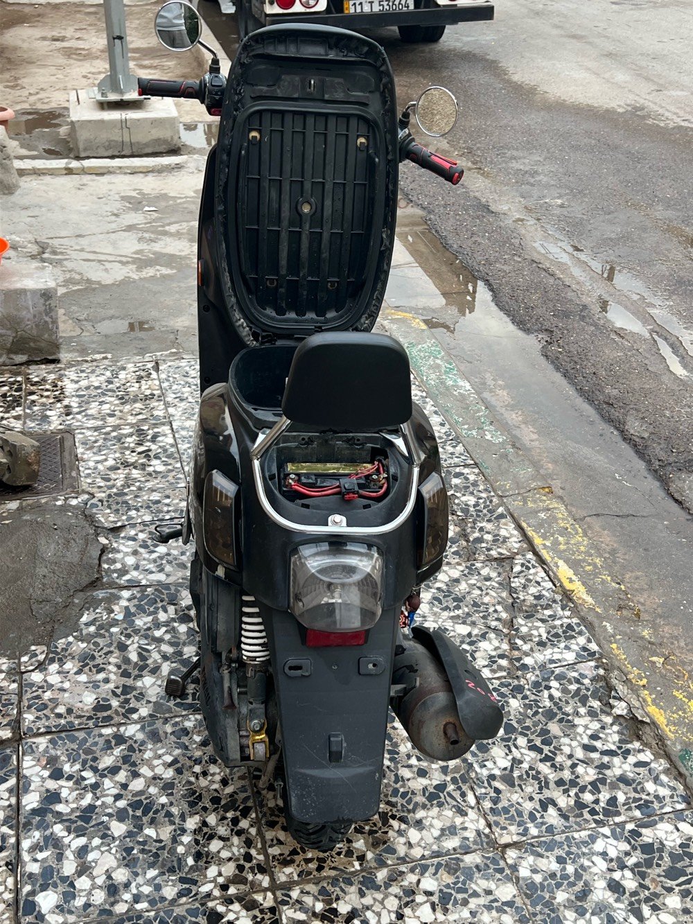 ماكس بوليس مصطره دراجه نضيفه مكاني بغداد الدوره 