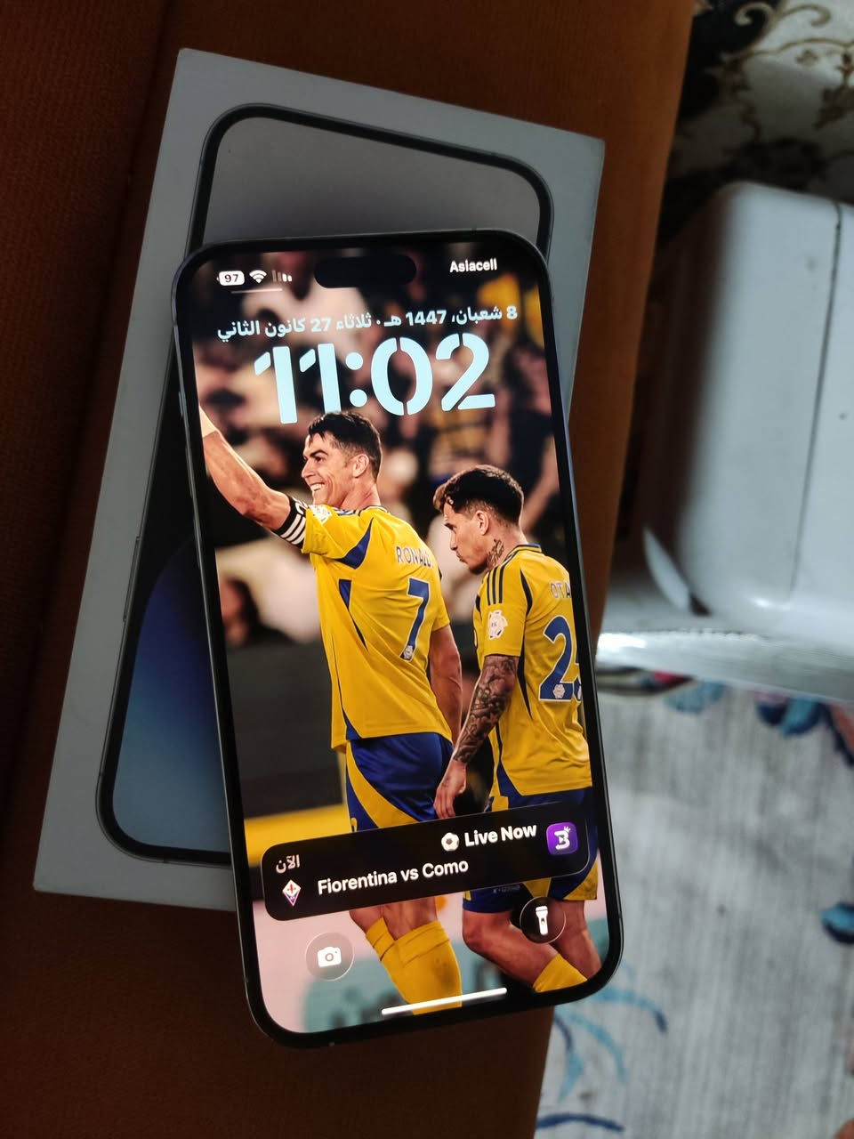 السلام عليكم
ايفون 14 برو ماكس 
ذاكره 128 لون ابيض 
الجهاز جديد مستخدم قليل بطاريته 100 
مكفول من اي خلل وين ميعجبك افحص مكاني بغداد نهاية حي اور 
فقط بيع مااراوس 
سعره 725 وبي مجال بسيط 
***********
