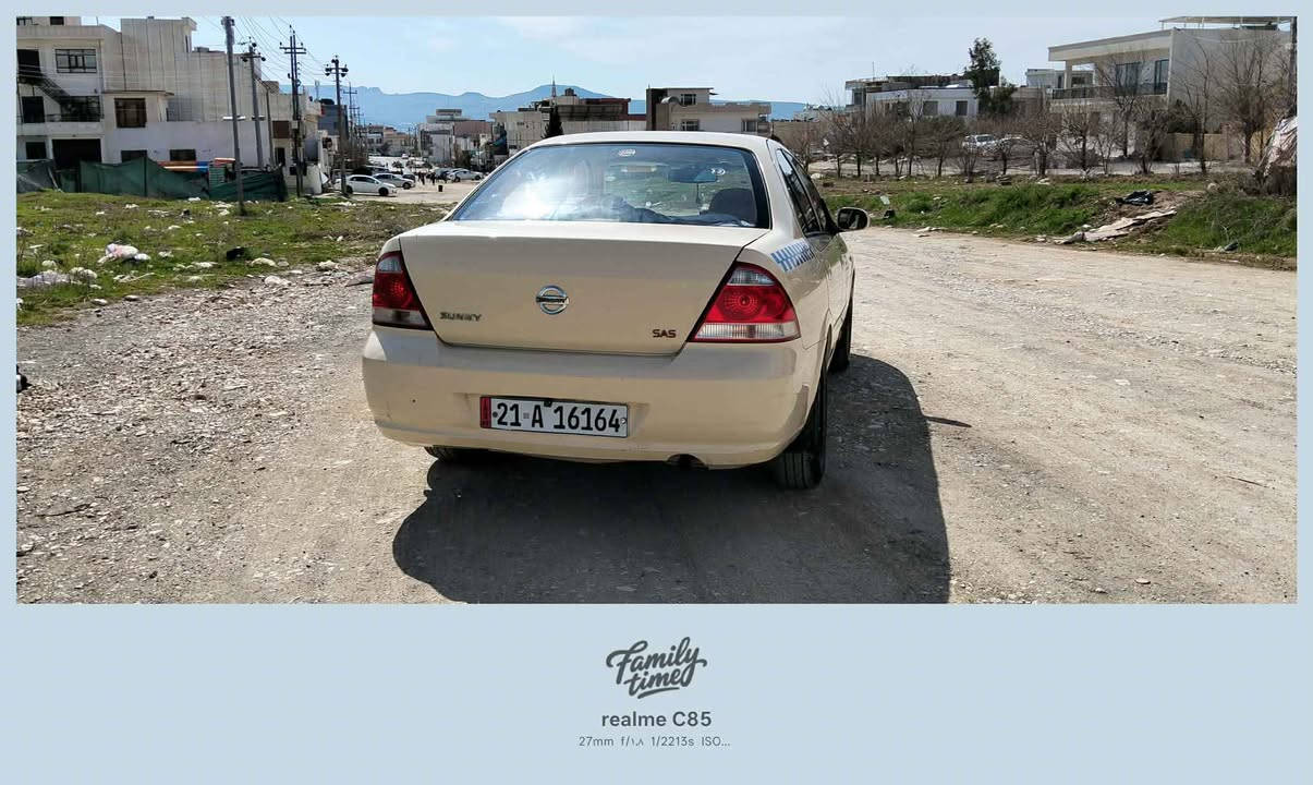 نيسان سه ني تكسي بؤ فرؤشتن موديل 2012 كير عادي كير و مه كينه و ته بريد به شه رت بؤيا خي نيه ده عموليدراوي نيه ره قه م سليماني سه نه وي تا زه يه تا 2029 ته حويل غرامه به شه رت يه ك دينار مه سره في تيا نيه سعري 125$وه ره قه و معا مه له بؤ زا نيا ري به يوه ندي بكه به *********** السليمانية, العراق
