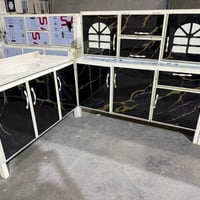 كاونتر أرضي • متر ونص • سِنك مرمر