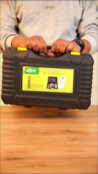 منفاخ اطارات (بلور) ثنائي السلندر مع عدة تصليح كاملة  الاستخدامات:  نف...