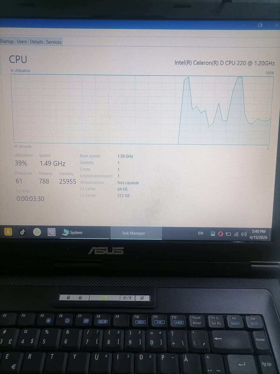 ئەم لاپتۆپە بۆ فرۆشتن

1-ناوی لاپتۆپ:asus x58cseries

2-پڕۆسێسەر:celeron D220

3-ڕام 4 

4-بیرگە 128 گێگای SSD / جێگای میمۆری هەیە

5-شاشە 15.6  ئینج ی 

6-کامێرای وێبکامی هەیە

7-دوو جێگای USB ی هەیە

8-یەک جێگای HDMI ی هەیە

9-یەک جێگای میمۆری هەیە

10-یەک جێگای هیدفۆنی هەیە

11-وایەر شەحنی لەگەڵە

13-سیستەمی ویندۆز ۱۰ی لەسەرە

هیچ کێشەیەکی نییە

14-پاتری مەزبووت

نرخ تەنها : ٦٠ هەزار دینار
​📥 بۆ داواکردن و کڕین، نامە بنێرن بۆ وەتسئەپ یان سەردانی دووکان بکەن ، گەیاندنیش بۆ هەموو شارەکان بەردەستە.
تەنها یەک دانە بەردەستە 
ژمارەی تەلەفون + وەتسئەپ:
***********
ناونیشان:هەڵەبجەی شەهید پشت قوتابخانەی بورهان حلبجة, السليمانية
