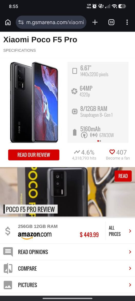 Poco f5 pro 512g ram12
اراوس ويا ايفون 
الجهاز نظيف جداً، لا مفتوح ولا بي أي عطل
الملحقات كاملة مع الجهاز كارتون و شاحنة بلادية


**إذا كنت صاحب هذا الإعلان وتريد حذفه لأي سبب، رجاءا أرسل رسالة إلى الدعم الفني**