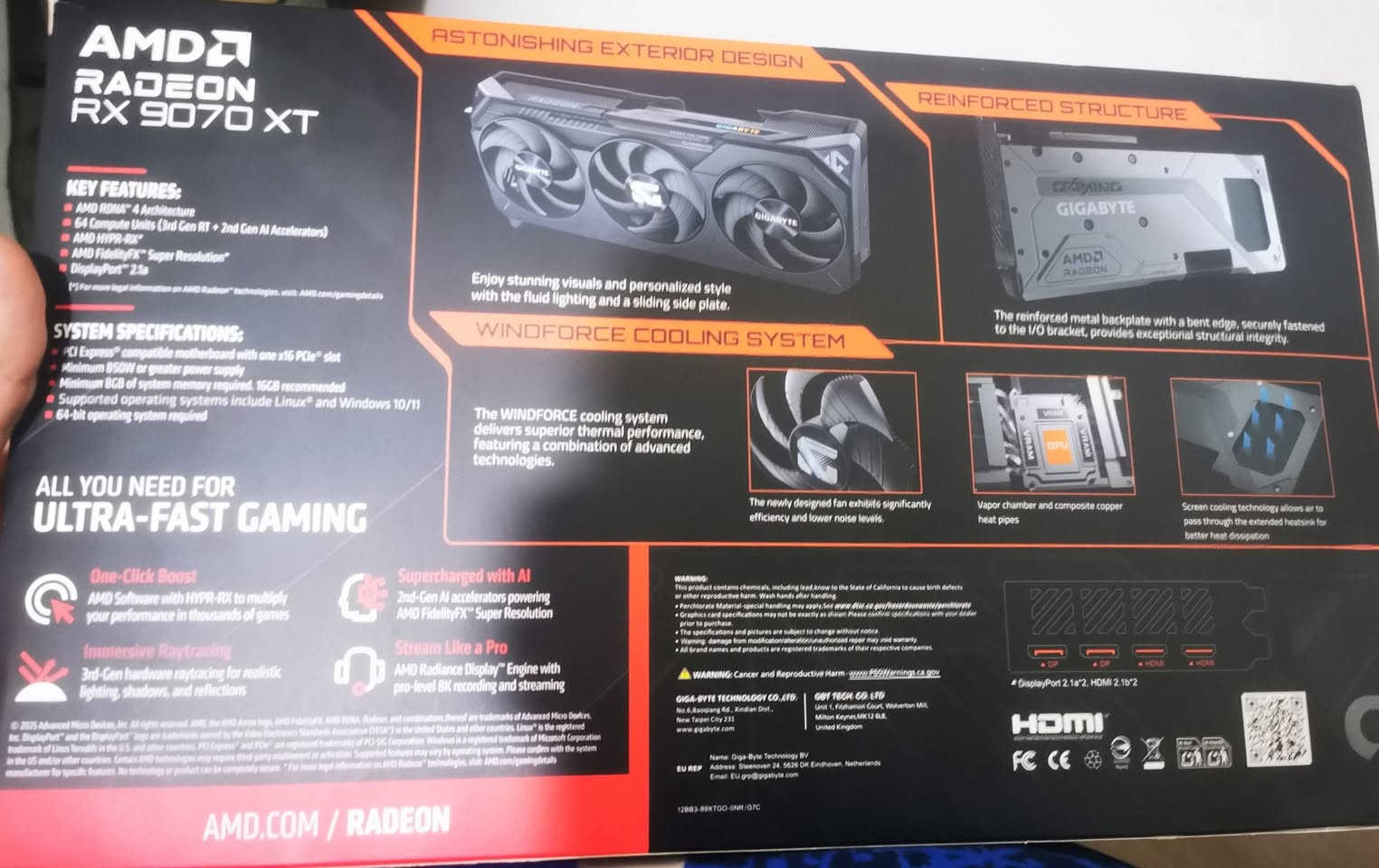 للسلام عليكم كارت 9070xt 16gb 3fan كلشي موضح بالكارتون نظيف كلش استعمال شهرين او اقل ميصعد فوك ال64 درجة الحرارة السعر 1٫075٫000 وبي مجال سبب البيع اكيد الكهرباء وظيمها للتوصل هنا او واتس ***********
