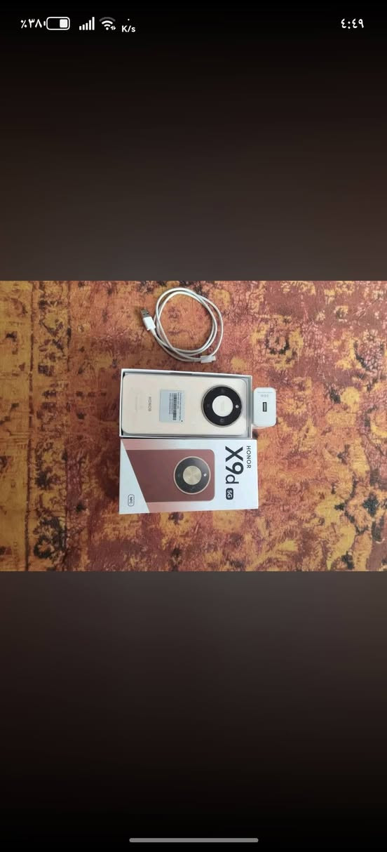 سلام عليكم موبايل هونرx9D اي عيب مابي النضافه 100٪100ملاحضه شاحنه مو ويه بطاريه 1300 السعر 450 وتساب فقط ***********

