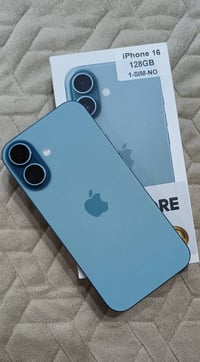 iPhone 16 للبيع استخدام قليل اخو جديد نظافة 100 بل 100 خدش مابي ابد اس...