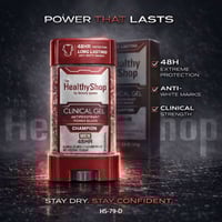 جل مانع التعرق الرجالي من هيلثي شوب (Healthy Shop Clinical Gel)   هو م...