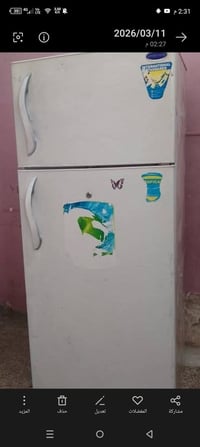 ثلاجه كونكود حجم عائلي كبير السعر 125 شغله وعلفحص لتواصل وتساب 0772934...
