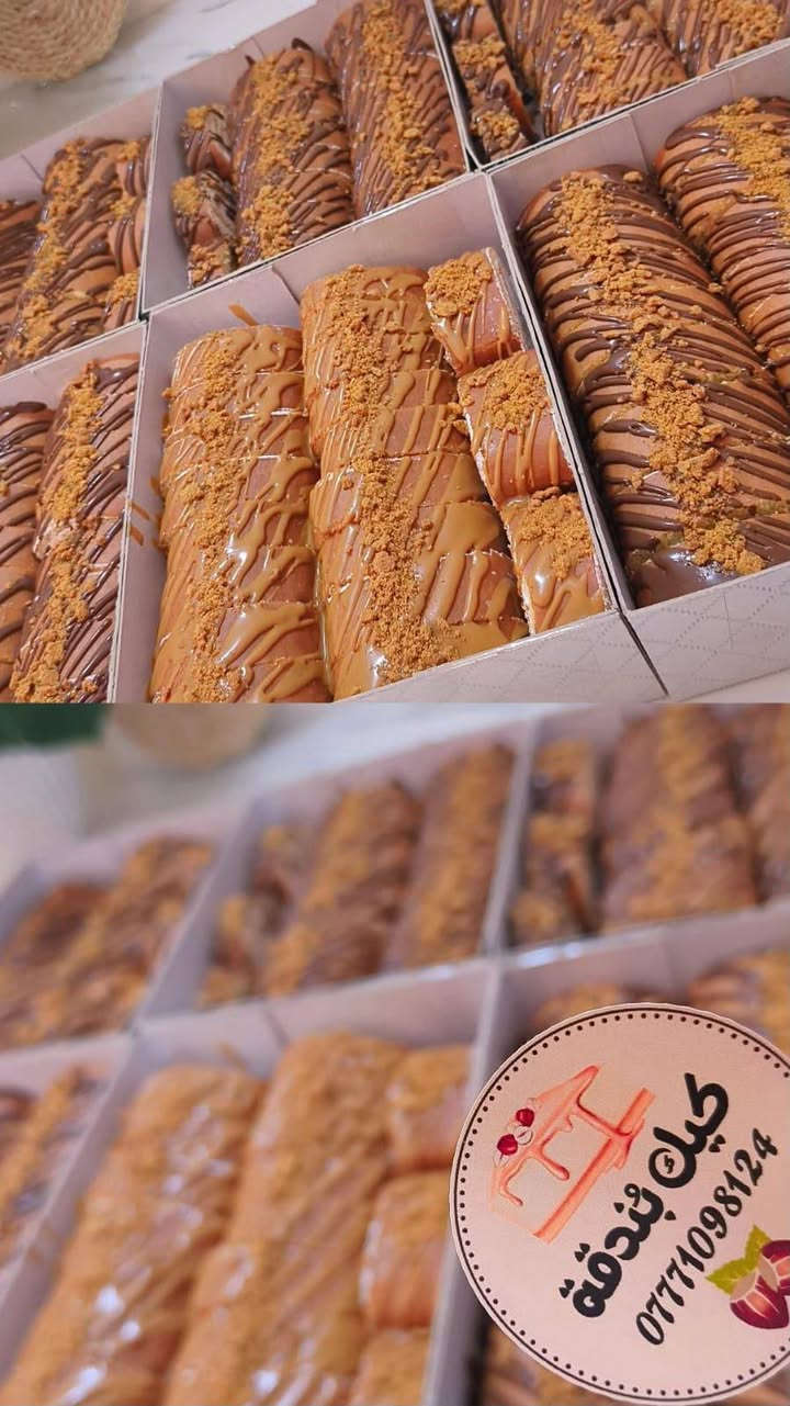 جمال قطع السويسرول 🌷
كلش تفيدكم للتوزيعات 
البوكس 18الى 20قطعه  بـ 5الاف بس
متوفر بالكميات الي تريدوهة
توصيل داخل طويريج فقط 
كيك بُندقه 
واتساب: ***********
