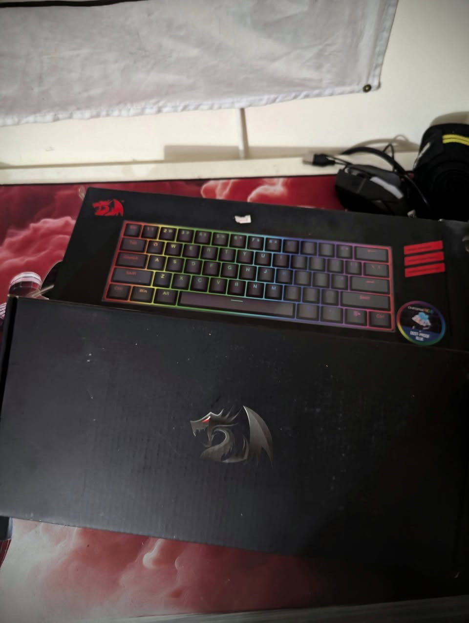 کیبورد
Red dragon pro 2.4gz

کیبورد مال کیمنك كاملة غراضه بلوتون كل وواير تايب سي ميكانيكي ووياه ازرار احتياطية ماخذه ب 85 مستخدم فتره بسيطة قفلة 35 مكاني بغداد الدورة ***********
