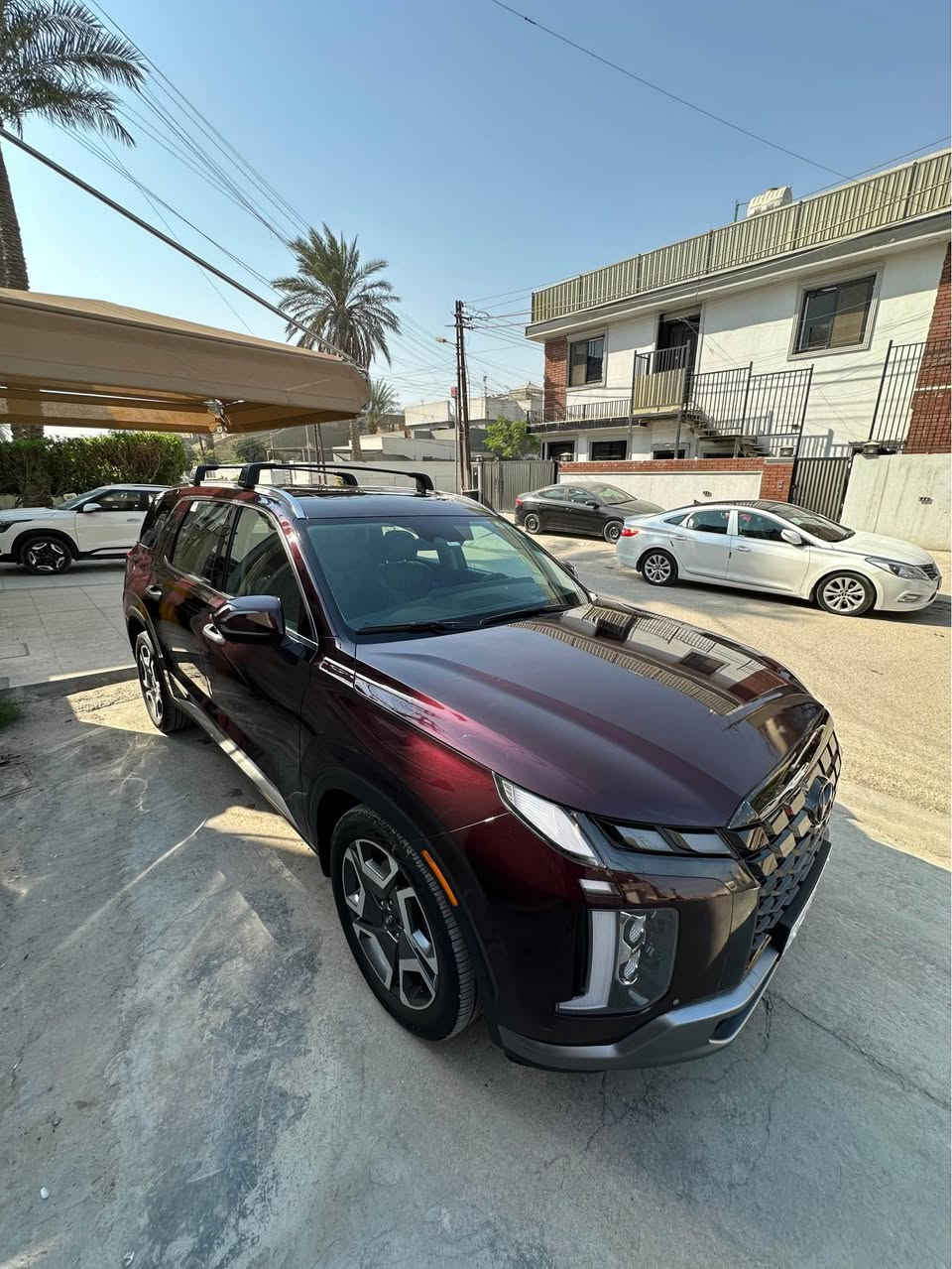 السلام عليكم 

هونداي باليسايد Limited

اللون ماروني 

موديل 2023

عداد المسافة 53 الف كم

مرقم اربيل 

الضرر 
دعامية امامية 
والبنيد كلير  امريكا 

المواصفات   
دبل بانوراما 
4 كامرات 
صندوق ذكي 
كشنات تبريد وتدفئة 
كشن خزن 
داتا شو
لد خفي 
شاحن واي فاي 
كشن الثالث تدفئة 
حساسات 360 درجه 
قيادة ذاتية
هند بريك بصمة
مراية هيتر واشارة ورادار 
بردات ابواب 
تبريد مركزي 
سماعات مركة harman/kardon
بارك فديو 
استيرن تدفئة 
محرك ستة سلندر 3800

رقم الشاصي : KM8R5DGE7PU548965

السعر : 295 $ وبيها مجال

العنوان 
بغداد / حي الجامعة 

*********** بغداد, العراق
