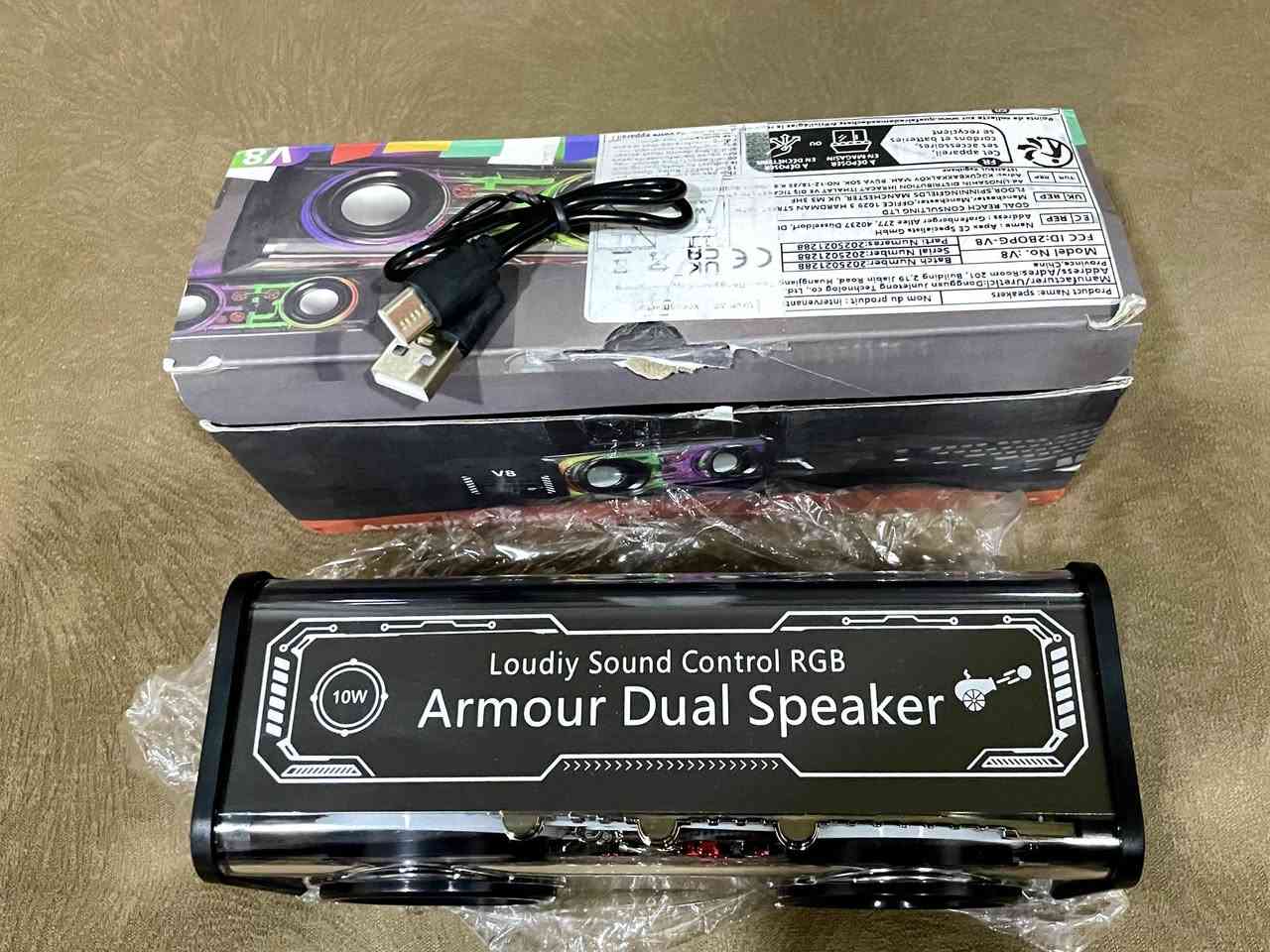 سپیکەری درع V8
لۆک بالەیە
دەنگێکی خۆشو نایاب
دو سپیکەری هەیەو bass ی لە پشتەوەیە
کە دیزاینێکی جوانی هەیەو لیدەکانی زۆر تایبەتن
بلوتوس و یوئێس بی میمۆری
شوێن سلێمانی گەیاندنیشم هەیە
نرخی 20 هەزار قفڵ السليمانية, العراق


**إذا كنت صاحب هذا الإعلان وتريد حذفه لأي سبب، رجاءا أرسل رسالة إلى الدعم الفني**