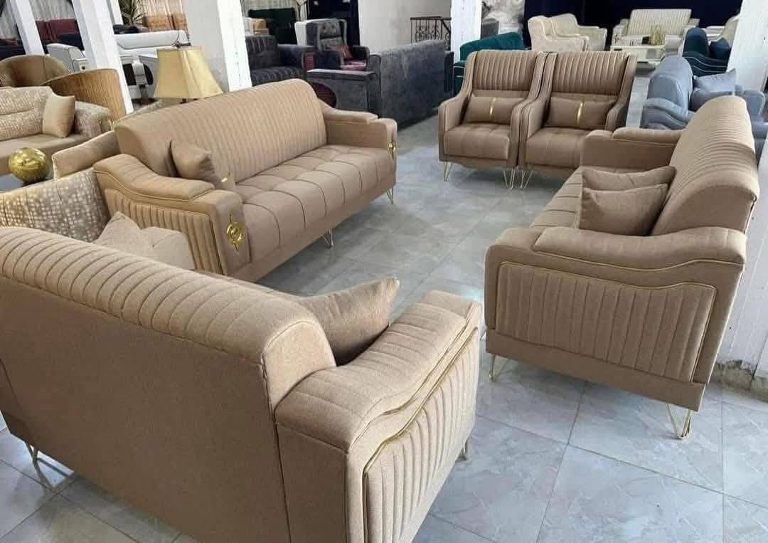 عروضنا بمناسبه (شهر رمضان الكريم) 🇹🇷 ب 600 الف 🇹🇷
🇹🇷الدزاينات التركية يمنة وبس🇹🇷
تخم كامل 10 مقعد 5 قطع
🇮🇶شغلنه يختلف عن غيرنة 🇮🇶 
     🎁مع هدية 8 كوشات مع سيت طبلات ثلاثية 🎁

 10 مقاعـــــــد 
 قنفه ثلاثيه عدد 2
قنفه ثنائيه عدد 1
كرسي عدد 2
💗💗💗💗💗
🛋مواصفات التخم🛋
مقعد بلوك اسود  16 ملم
خشب جام روسي
اسفنج مميز ضغط عالي 7 سم
قماش قديفة او وتر بروف او كتان 
حسب طلب الزبون 
ارجل التخم عظم عاج ضد الكسر او ارجل حديد او ارجل خشب حسب طلب الزبون 

ضمان لمدة سنتين كامله صيانة داخل المعمل
الفحص امام المندوب
 
التوصيل متوفر بغداد وكل المحافظات العراق  

متوفر توصيل داخل بغداد والى جميع المحافظات بأسعار مناسبة 
للاستفسار الاتصال على الرقم
‏‪***********‬‏
اتصال او واتساب 

العنوان
  صلاح الدين قضاء بلد 
ملاحظة / التجهيز جملة ومفرد
والعرض لفترة محدودة ..
ملاحظة / لا يحق للزبون رفض الطلب بعد التثبيت ..
