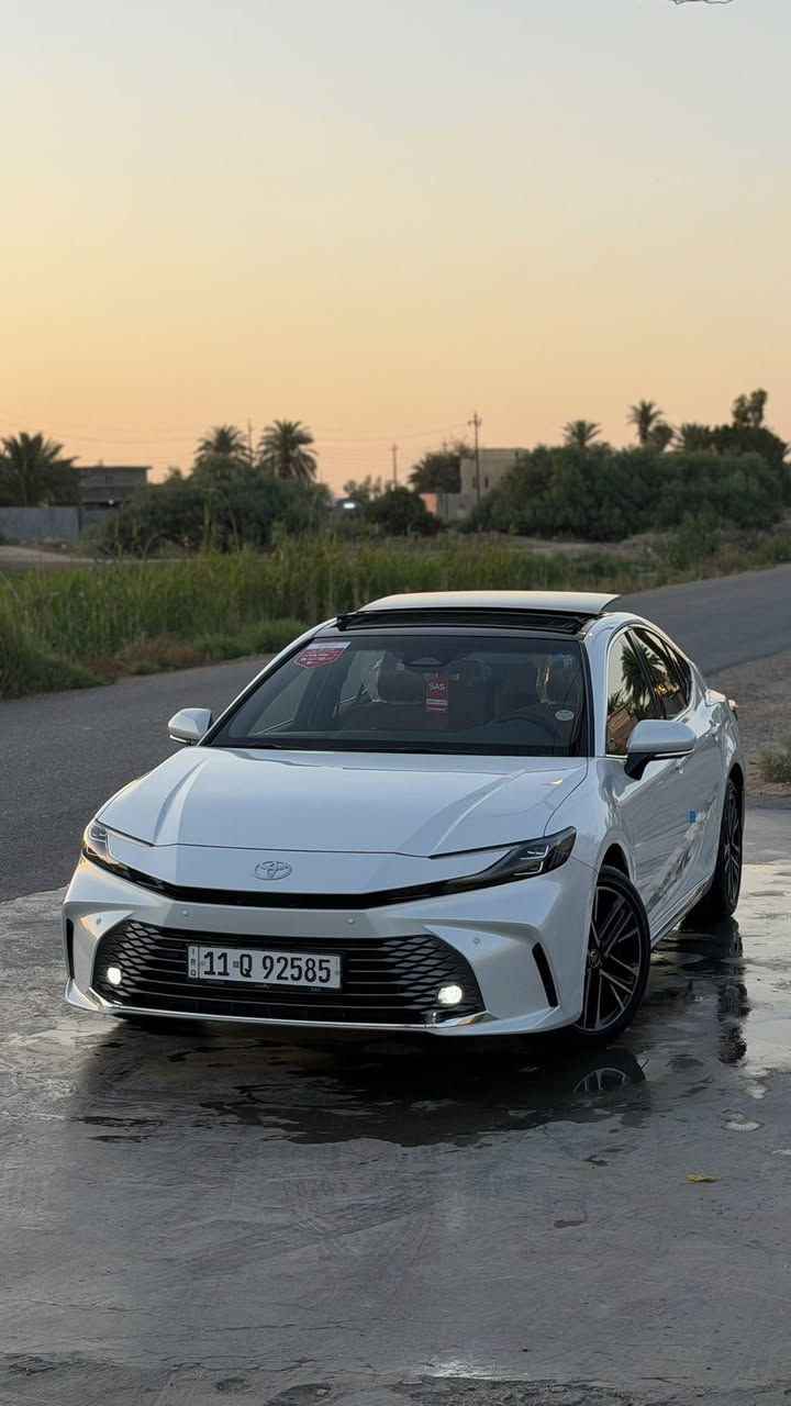 تويوتا كامريGLE   2025 بانزين SAS
‏Toyota Camre   2025 
عداد المسافه km
38الف
بلد المنشأ : خليجي SAS تحت الضمان
سعة المحرك 2,5L SAS
مقاعد جلد لون قرميدي+ المقاعد الأمامية كهرباء + تبريد 
شاحن موبايل اصلي (وايرلس)
رادارات جانبيه
لد امامي ليلي ونهاري
لايت زينون LED + بك لايت LED
المراية نقط عمياء 
مفتاح التشغيل بصمة + دخول ذكي +صندوك بصمه تشغيل عن بعد 
شاشه الحجم الكبير
حساسات ضغط اطارات
تبريد شاشة مناخين منفصلين 
قطعتين تبريد
هاند بريك كهرباء 
رقم هاتف ***********
