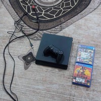 بلايستيشن4 • سليم 1تيرا • كارتون وملحقات