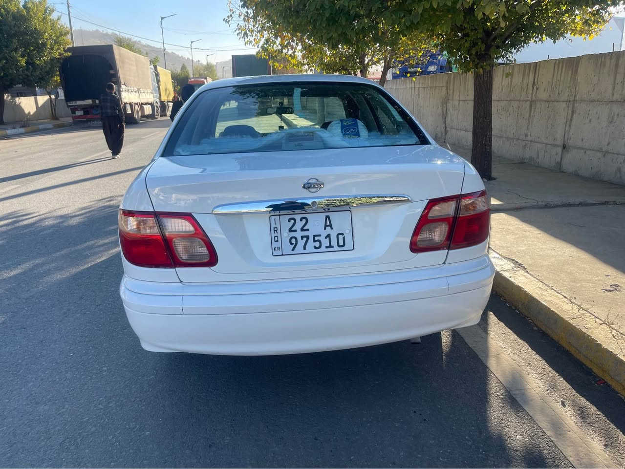نیسان سەنی یابانی 2003 ڕەقەم ئەسڵی واتە بەرە نیە
گێڕ ئۆتۆماتیک ڕەنگ سپی سادە

سەنەوی تامانگی ۸/۲٠۲۹
دوپارچەی پێشی هەیە 
بۆنیت و جەمەلۆغی پێش

سعر : 74معامەلە

زۆر بە جوان و خاوێنە ماوەتەوە 
٠۷٥۱۱۹۷٤٦٠۷

شوێن /پێنجوێن
بۆ زانیاری زیاتر پەیوەندی بە خاوەنی 

*********** بنجوين, السليمانية
