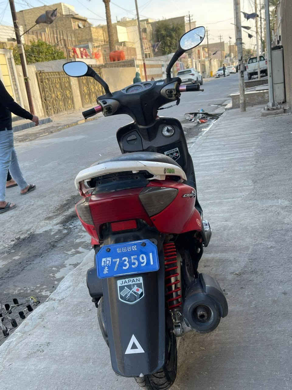 سلام عليكم  سكنس نثيه بلاديه
دراجة شلعه معدل كهربائيات
 كلهه شغاله بلاديه أي نقص مابيهة
جيب فيتر وتعال افحص
العنوان بغداد مدينه الصدر  
قرب مستشفى الشهيد الصدر
للأ ستفسار : ***********
