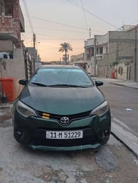 كورلا موديل 2014 وارد امريكي حادث جاملوغ وبنيد صبغ فقط رقم بغداد بسمي ...