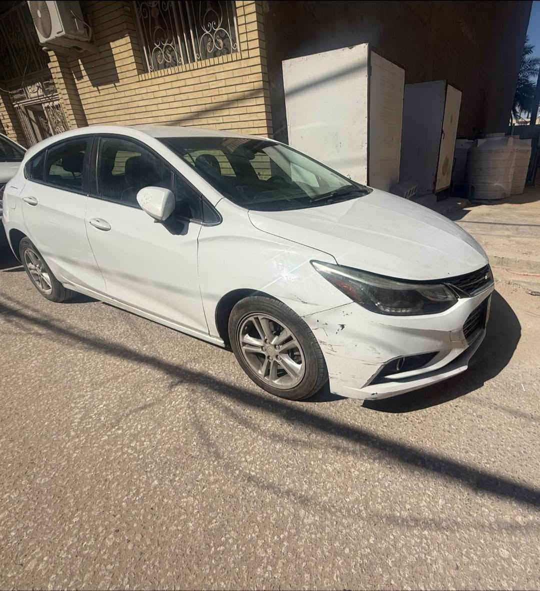 السلام عليكم 
شوفرليت كروز هاتش باك 
السيارة موديل ٢٠١٧ وارد امريكي 
بيها ٣ قطع صبغ السيارة لون ابيض فئة lt فول عدا الفتحة بصمة وشاشة وكشن كهرباء وحساسات خلفية وتدفئة بالكشنات الامامي رقمها كربلاء
 حرة بأسمي سعرها ٨٠$ وبيها مجال
للاستفسار خاص


**إذا كنت صاحب هذا الإعلان وتريد حذفه لأي سبب، رجاءا أرسل رسالة إلى الدعم الفني**