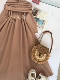 فستان العيد • هوريم دابل تركي • مقاسات ٣٨-٤٨