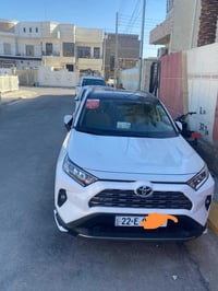 سياره للبيع راف فور موديل 2024ساز لون ابيض رقم اربيل شمالي سيارة مكفول...