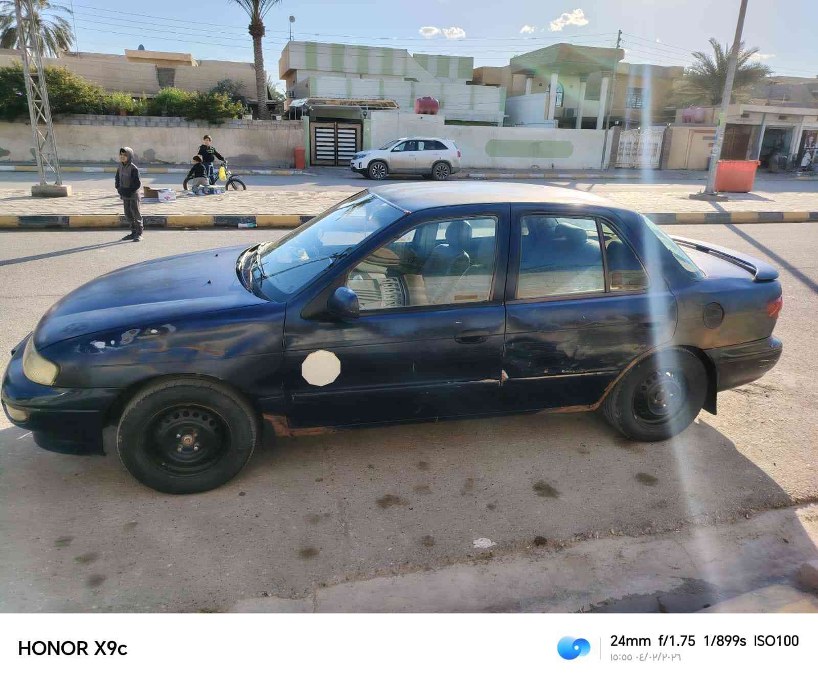 سيفيا موديل 95 تخم تاير جديد باتري جديد محرك مسكر تبريد شغال رقم بغداد ملاحظة بيها خياس دوسات وهلالات خلفية وبيها طختين جاملغ صفحت السايق والباب الورة السايق السعر 35وبيها مجال مكان السيارة الصويرة ***********
