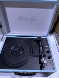 مشغل أسطوانات ريترو • بلوتوث • ٣ سرعات