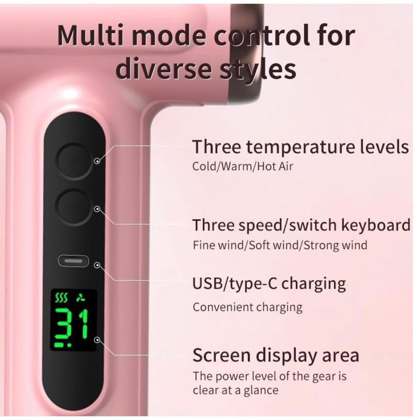 متوفر من امازون 💐

مجفف شعر شحن من فيكي، قابل لإعادة الشحن ببطارية 15000 مللي أمبير، 3 مستويات هواء بارد وساخن قابلة للتعديل، يعمل ببطارية 200 واط، مثالي للسفر والتخييم

جديد👍
السعر ٥٠ الف💐
لون ابيض🥀


**إذا كنت صاحب هذا الإعلان وتريد حذفه لأي سبب، رجاءا أرسل رسالة إلى الدعم الفني**