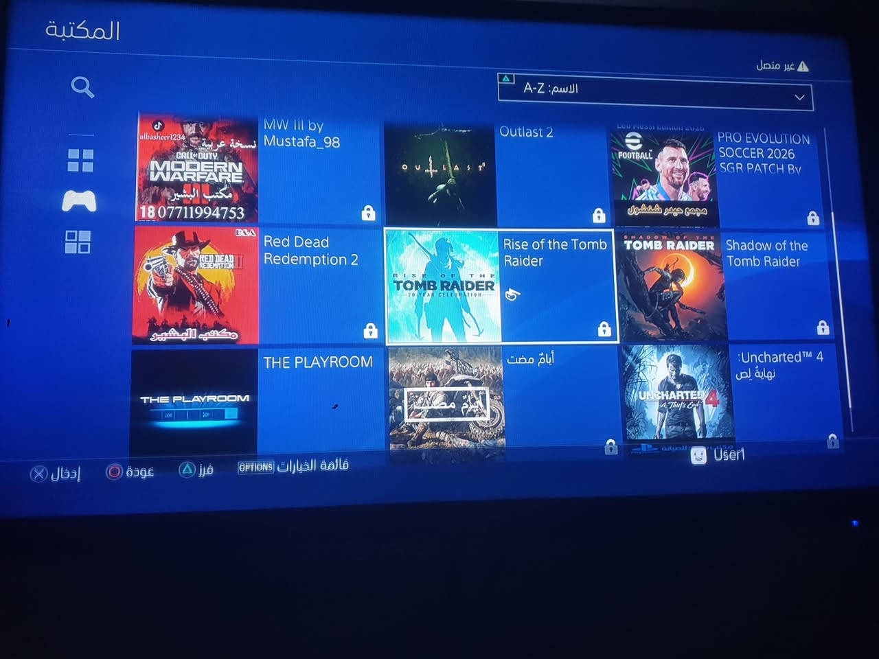 سلام عليكم شباب 
بلي فور فات مهكر
 نضام 11.52 
لوك ستيكر جهاز نضيف 
مساحه 500 GB  وهارد خارجي 500 GB 
معا جلستك وحده 13 لعبه قويات مثل ما واضح بل صوره 
بغداد طالبيه
سعره 225 الف


**إذا كنت صاحب هذا الإعلان وتريد حذفه لأي سبب، رجاءا أرسل رسالة إلى الدعم الفني**