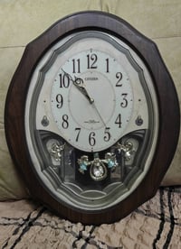 ساعة جداريه • CITIZEN ياباني • تحكم بالصوت