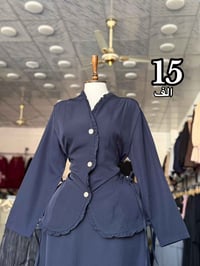 سعر 15✅ #ازياء_مارشملو  طقم تنوره قطعتين دابل إيطالي صيفي مبطن كما موض...