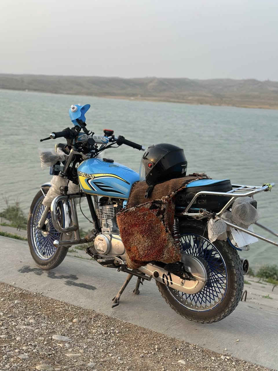 سلام عليكم دراجه تايكر2025كفاله مابيه نقص اوراق كامله السعر 600 مكاني ديالى بعقوبه ***********
