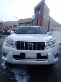 برادو ٢٠١٠ محرك ٢٧٠٠ بارد جاملغ خلفي وحافة باب والسونار موجود بدون نوا...