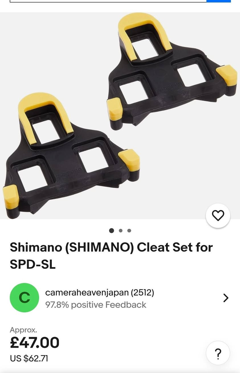 سلام عليكم دواسات كعب قدم للدراجات السباق سعرها مثل ما موضح في الصوره62$ اني ابيعها سعر زوج فقط 25 الف عندي زوجين 40 الف اذا تاخذ زوجين مكان كركوك


**إذا كنت صاحب هذا الإعلان وتريد حذفه لأي سبب، رجاءا أرسل رسالة إلى الدعم الفني**