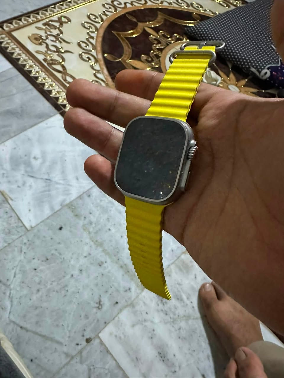 مقفوله ايكلود ******
سلام عليكم ساعه ابل الترا الجيل الاول
قياس49 نظافة 99‎%‎ بطاريه 98‎%‎ 
مع سير اصلي ocean band 🌊 

للبيع سعرها 250 الف
مكاني ناصريه يوجد توصيل
***********
