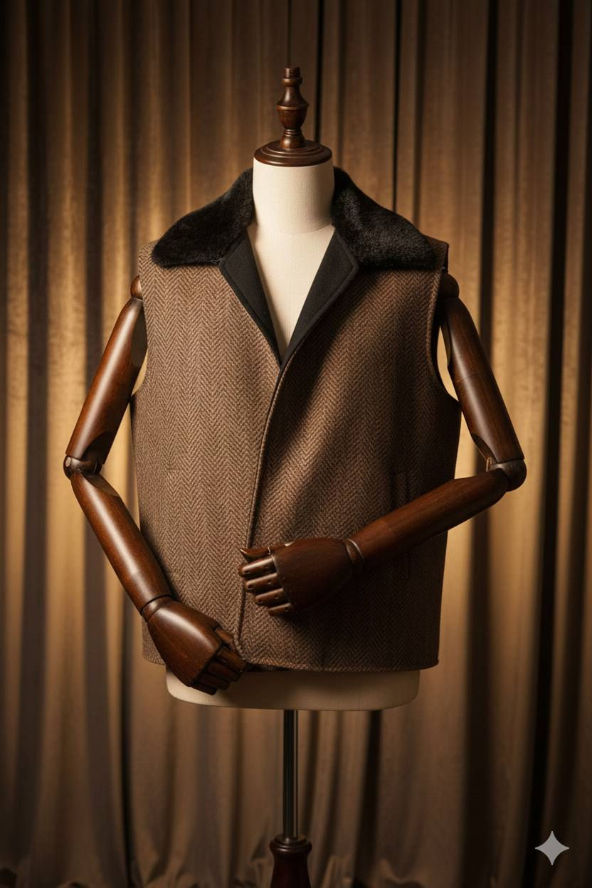 يلك رجالي أنيق بتصميم عصري، مصنوع من قماش عالي الجودة بنقشة هيرنغ بون الكلاسيكية التي تضيف لمسة فخامة واضحة. يتميّز بياقة فرو ناعمة تعزز الإحساس بالدفء والرقي، مع قصة مرتبة تبرز الذوق الرجالي الرفيع. لون محايد سهل التنسيق، مناسب للإطلالات الرسمية والكاجوال الأنيقة، ويمنح مظهراً أنيقاً ومتماسكاً في جميع المناسبات.
للحجز *********** 
السعر 18.000
