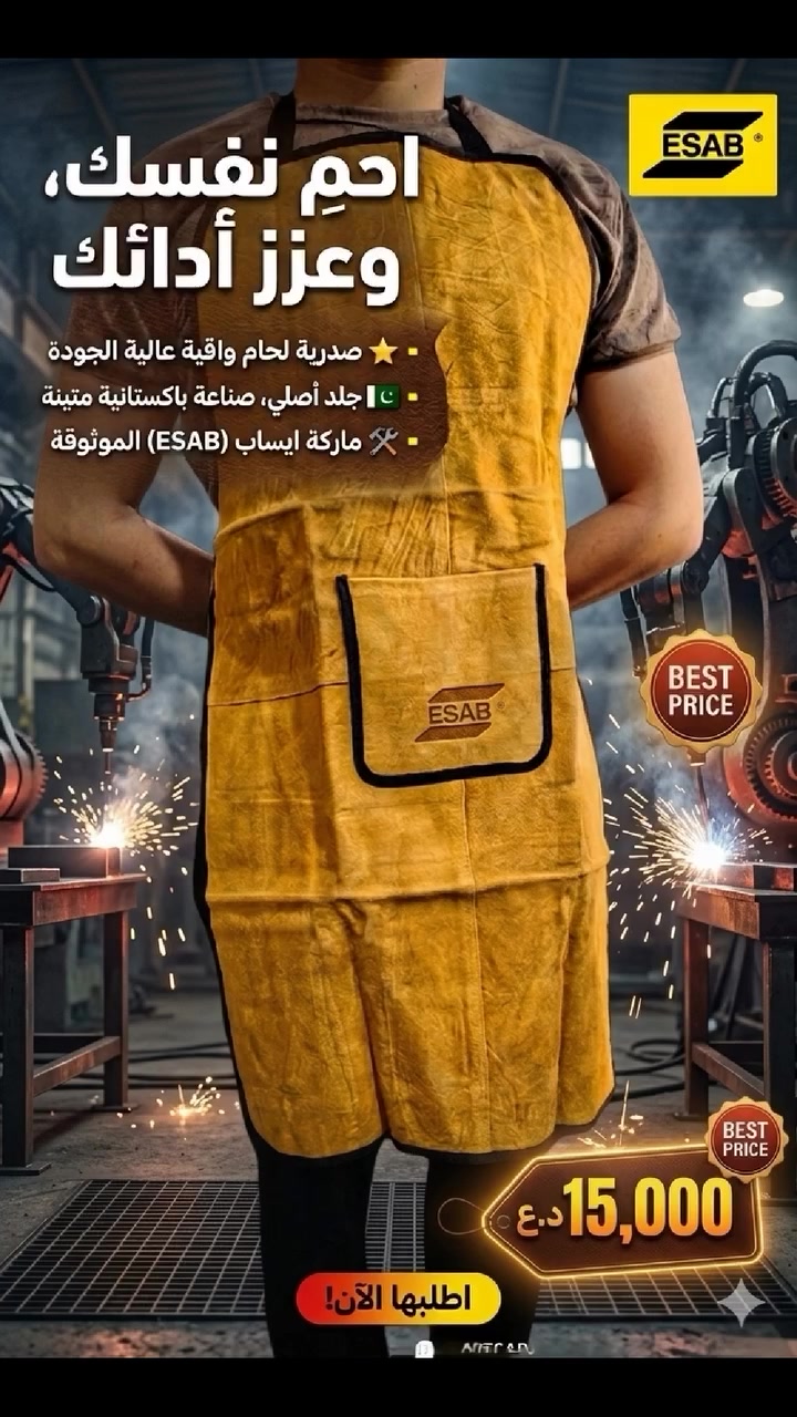 صدرية لحام جلد باكستاني الصنع
السعر 15 الف فقط يوجد توصيل لجميع المحافظات 5 الاف للاستفسار التواصل على الخاص او الرقم ***********

 #حدادة #لحيم #العراق
