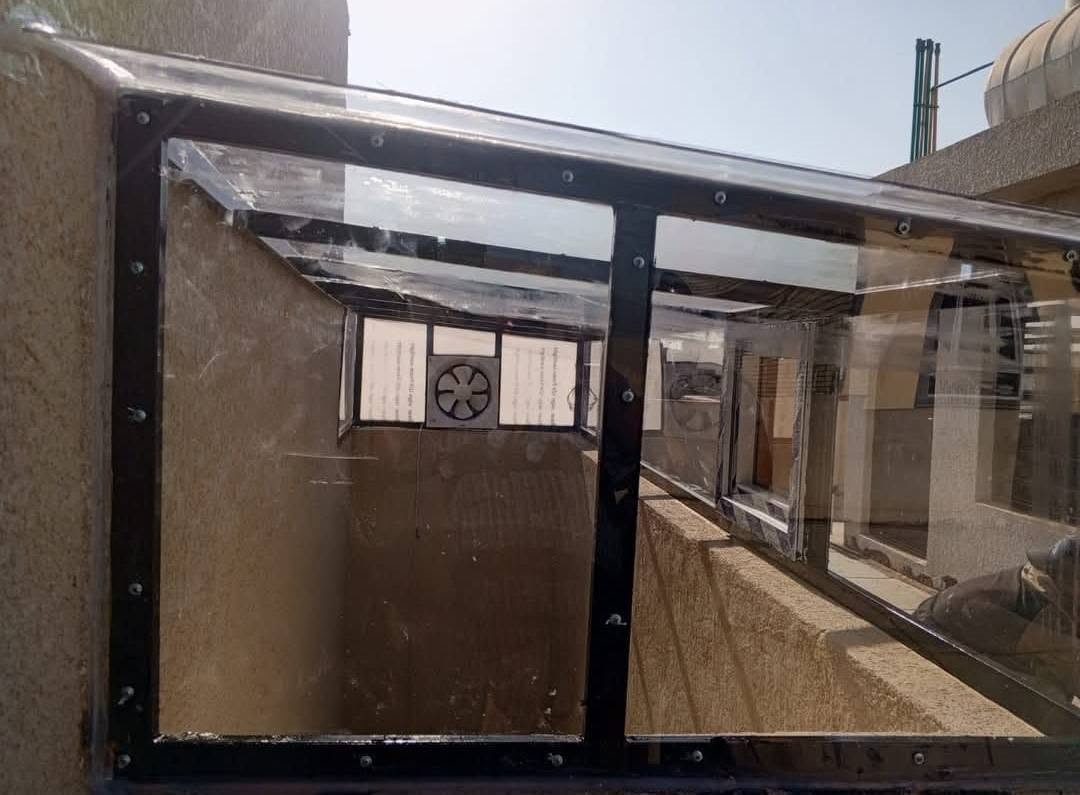 ***********
سقف زجاجي بلاستك المنشأة تركي بديل للزجاج عازل للحراره الوان مختلفه سعر المتر كرستا وعمل 65الف دينار داخل بغداد فقط ضمان 10سنوات للفائده من هذا النوع من التغليف :
1-منع تسريب المياه والامطار 
2- منع تسريب الغبار والأتربة 
3-التقليل من ضجيج الاصوات المرتفعه 
4-الامان والاطمئنان 
5-توفير الإضاءة الكافيه للمنزل 
6-يتحمل الرياح القويه وتساقط الحالوب 
7-جوده عاليه وتحمل بقاء أكثر 
وليس هذا فقط جميع اعمالنا تأتي بضمان 10سنوات 
للاستفسار ***********واتساب 
او مراسلتنا على هذا الصفحه
