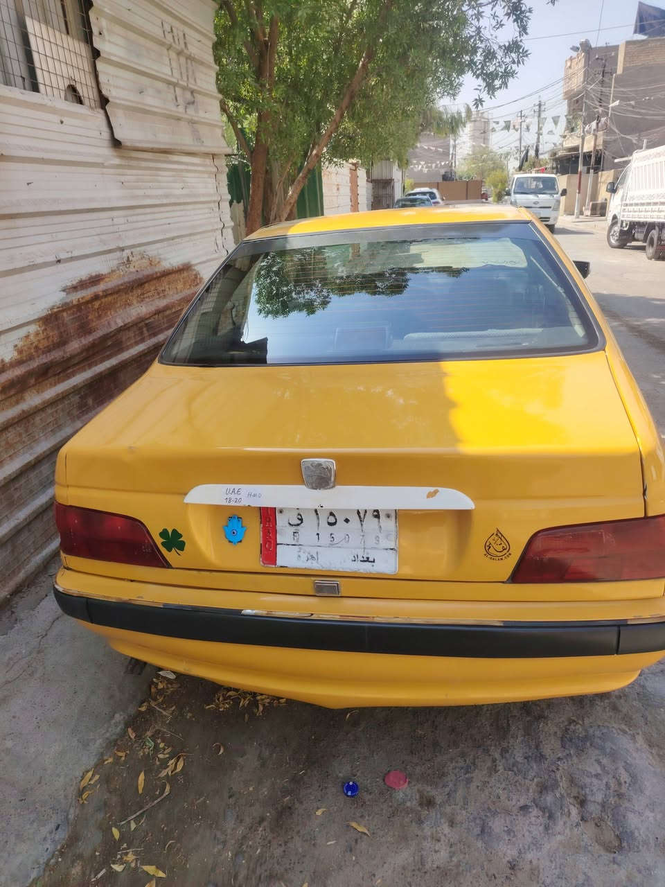 بيجو موديل 2015للبيع تخم تاير جديد صدر امامي خلفي جديد تبريد شغال رقم بغداد كير مكينه جديد 37العنوان السياره الزعفرانيه غير متواجد عل الفيس ***********
