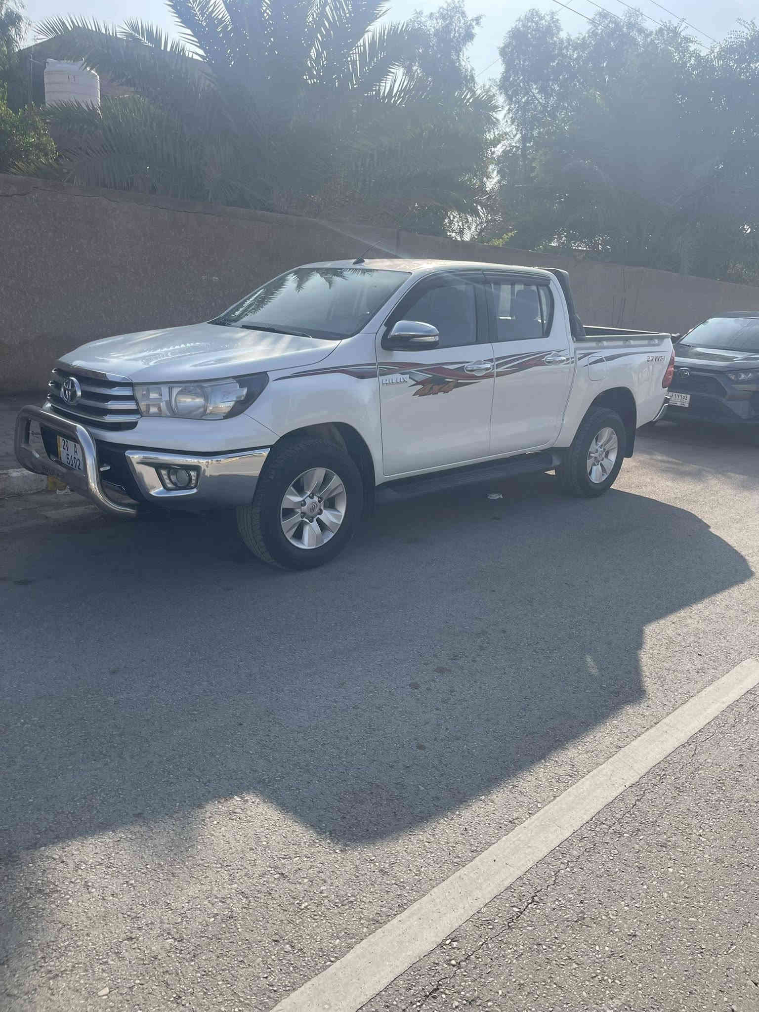 بيك أب فور ويل 2016 رقم واسط بأسمي كير اوتماتيك مكفوله من الصبغ ما عدا بارد موضح بالمنشور ماشيه 166 حقيقي محرك بلادي عالشركة تخم تاير جديد حدادية نظيفة مدوشمةارضية وكشنات سنوية ولوحات جديد سيارة مال جناي وجديده بالعافية عالياخذه مكان واسط صويرة
السعر 248 وبيه مجال 
***********
