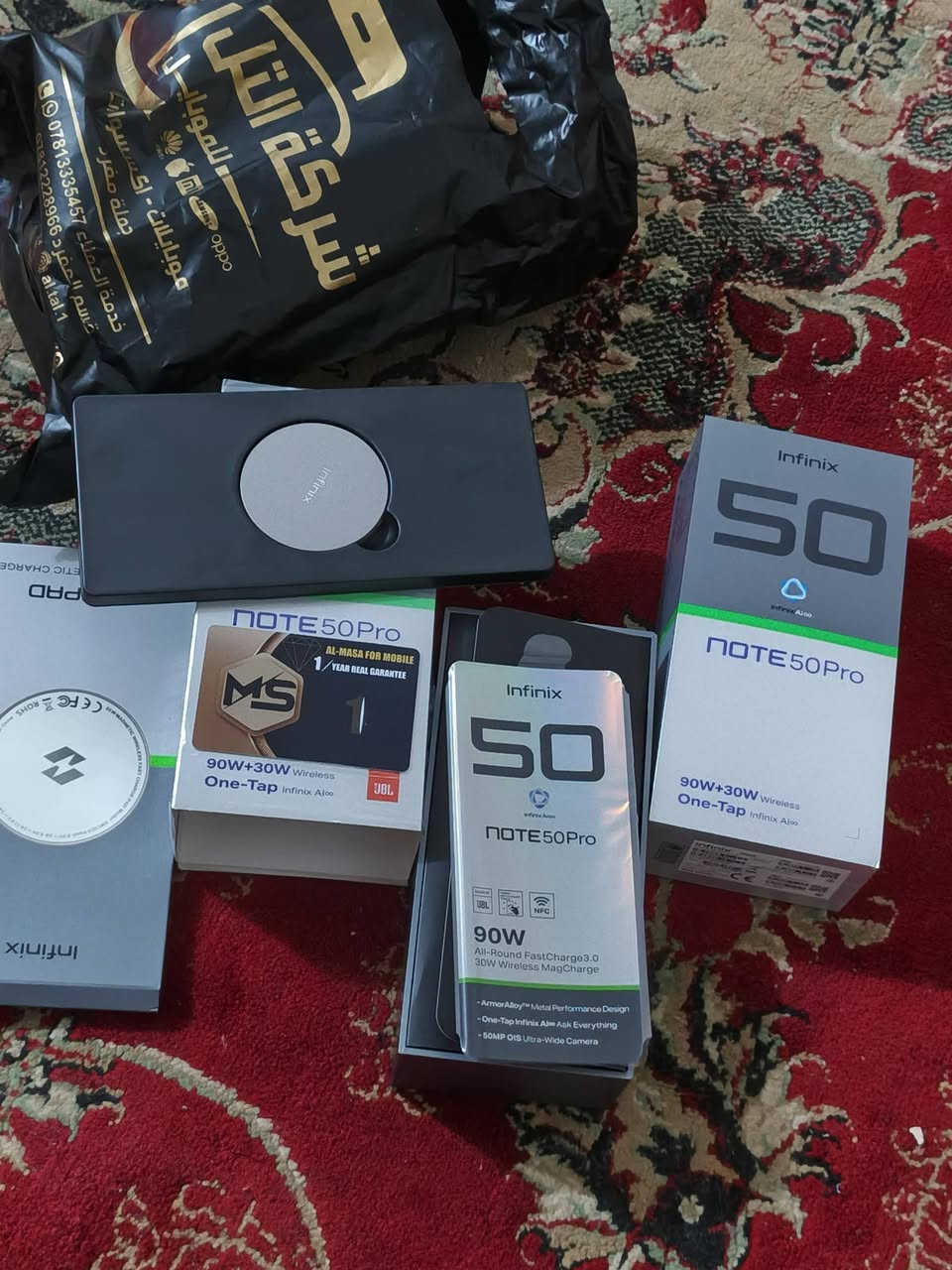 انفنكس نوت 50 برو
ذاكره 256/16💚 مستعمل يومين فقط مع كامل ملحقات شحن سريع 90w مع شاحن لاسلكي 30 واط مكفول من كلشي مكاني نجف مشخاب سعر خاص 🤍


**إذا كنت صاحب هذا الإعلان وتريد حذفه لأي سبب، رجاءا أرسل رسالة إلى الدعم الفني**