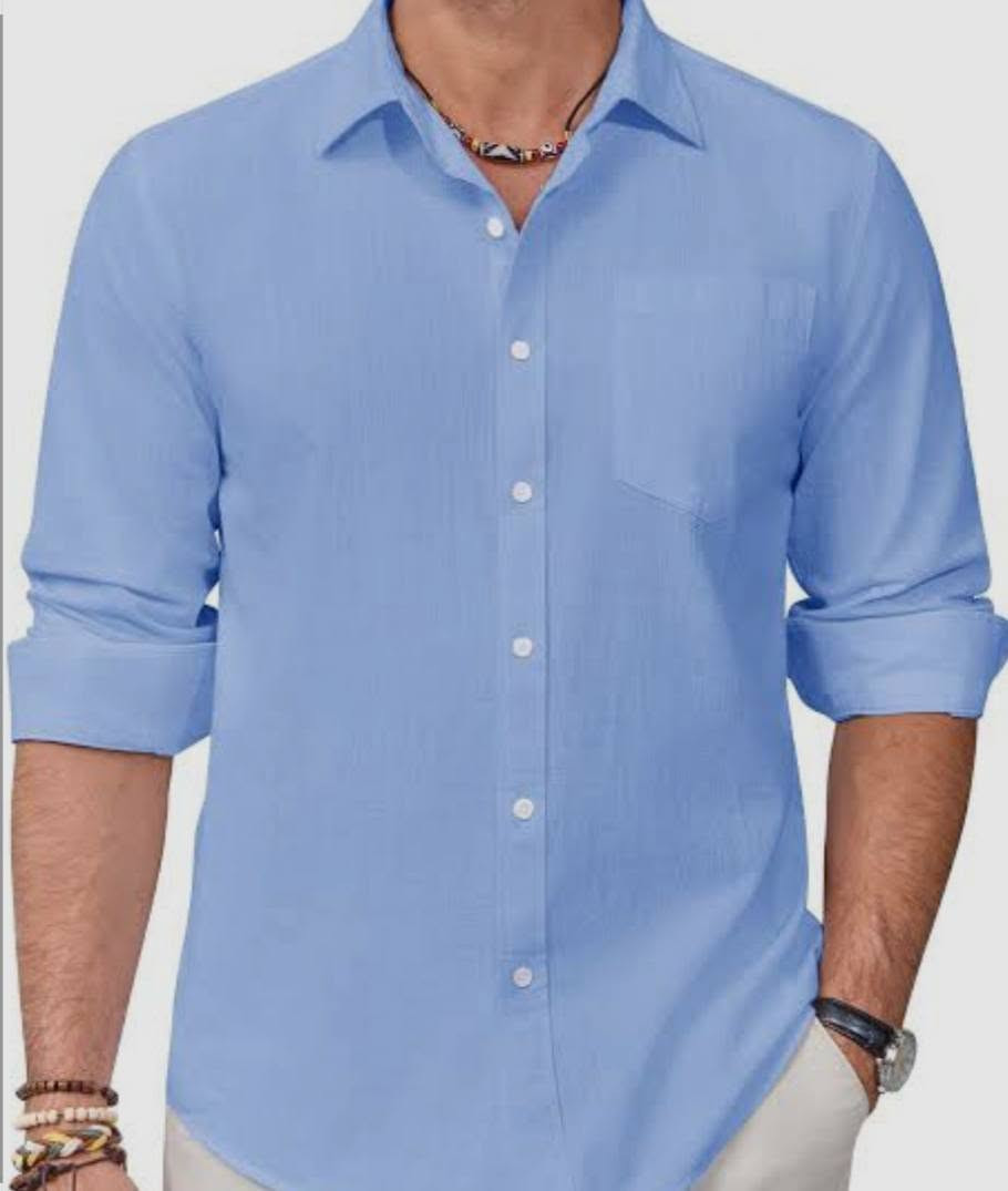 😍 تنزيلات ♥️ عرض لمده يوم واحد فقط وكميه محدوده 🥰 قميص رجالي خامه لنن قياسات من (s m l xl XXL ) سعر القطعه ب ١٠الاف 🥰 كميه محدوده عمري العنوان الاسكان الرابعه محلات بيت زكيحي خلف السوق العصري تتوفر خدمه توصيل ♥️ للحجز واتساب ماسنجر ♥️***********
