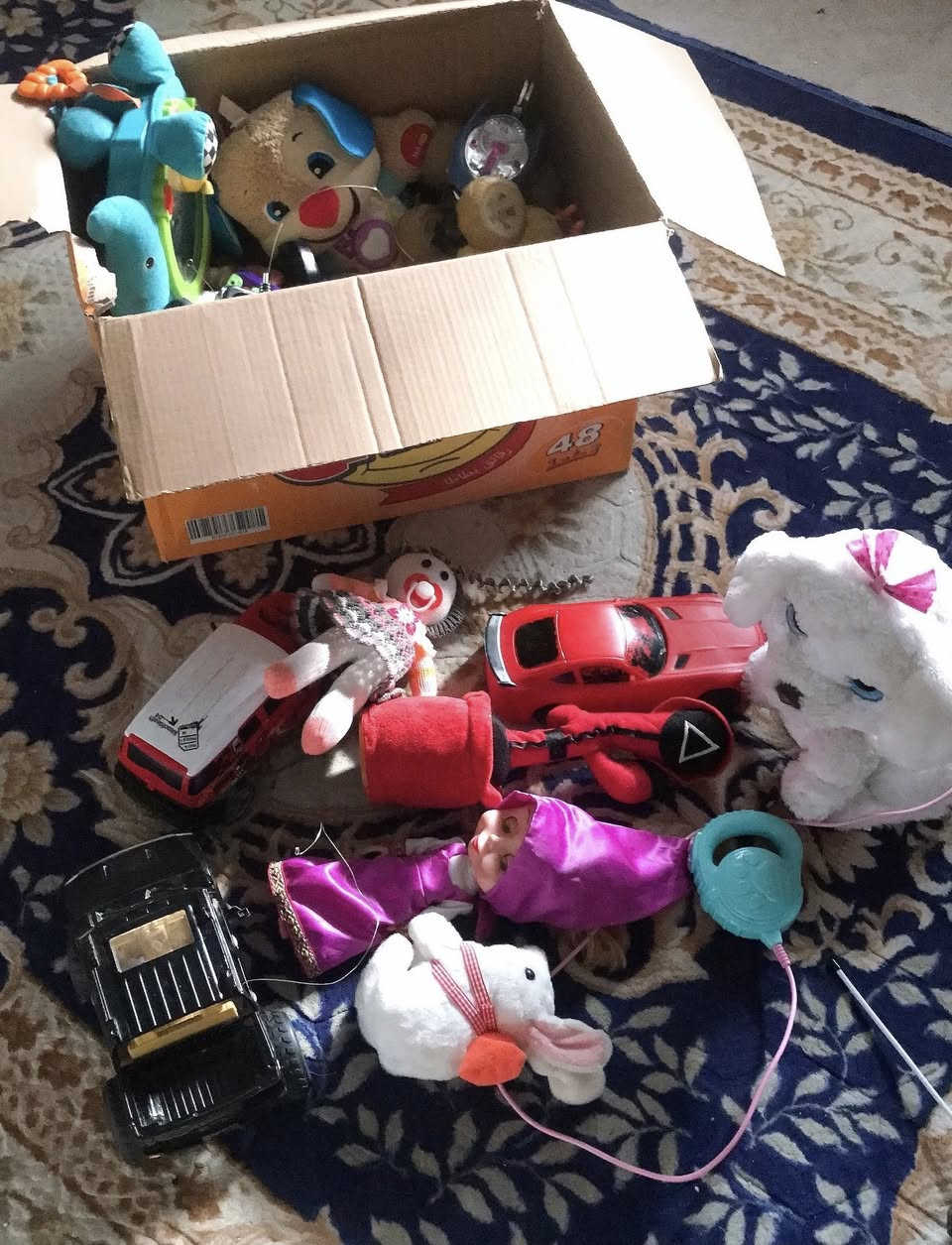 سيارات حديد عدد 25 سياره 
العاب كوله تفاعليه نگليزي وعربي موسيقى 
اكثر من 50 قطعه


**إذا كنت صاحب هذا الإعلان وتريد حذفه لأي سبب، رجاءا أرسل رسالة إلى الدعم الفني**