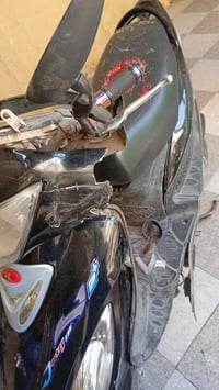 دراجه كامكوV2 دراجه كفاله محرك كهربائيات بس كفرات حادث بسيط الدراجه اب...