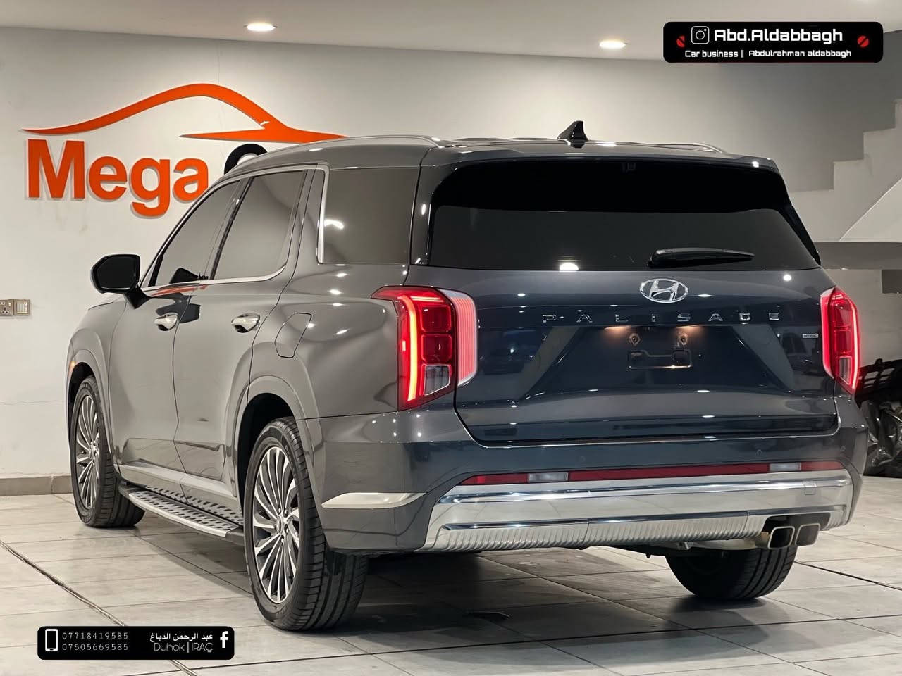 هيونداي بليسايد كلكرافي 2024
‏Hyundai Palisade, Calligraphy
كلكرافي تجي اعلى فئة بالبليسايد فول مواصفات 1/1 الون رمادي 
ماشية 8 الف ميل فقط  محرك 6 سلندر 3.8L 
السيارك كاتى بدون رقم تترقم شمالي دهوك اربيل سليماني 

المواصفات : بصمة ، تشغيل عن بعد ، بصمة ابواب 
،بانوراما  فتحتين سقف ، سماعات هارمن كاردن ، رادار امامي جانبي عدد 6 ، حساسات امامي خلفي ، شت كامرات 360 درجة ، كشنات الامامي خزن ميموري.  جميع الكشنات كهربائي و تدفئة و تبريد ، كشنات جلد ، كشنات Vip منفصل ، بردات جانبية ، تبريد مركزي امامي خلفي منفضل التحكم ، تحكمات ستيرن ، شفتات ، كروز سرعة و سياقة ذاتية بالكامل ، تدفئة ستيرن ، مري هيتر ، صندوق كهربائي ، خمس و ضعيات قيادة ، ويل كب 20 ، اوتو هولد + نقطة عمياء *•+ اوتو بريك ، هاند بريك بصمة ، مثبت سرعة ، شحن لاسلكي ، ، شاشة كبيرة ديجيتال ، كشن السايق مساج ، دادة شو امامي بلدشبول ، تقديم و ترجيع السيارة عن طريق البصمة ، منفذ type-c , و بعد بيها هواي مواصفات ، 
السيارة جاهزة  
KM8R7DGE6RU675946
السعر : 345$ ورقة و بيها مجال 
مكان السيارة دهوك ،
يتوفر داخل المعرض بالاسايد لون 
اسود و ماروني 
للتواصل : اتصال او واتساب
يوجد فيديو 
***********
***********
