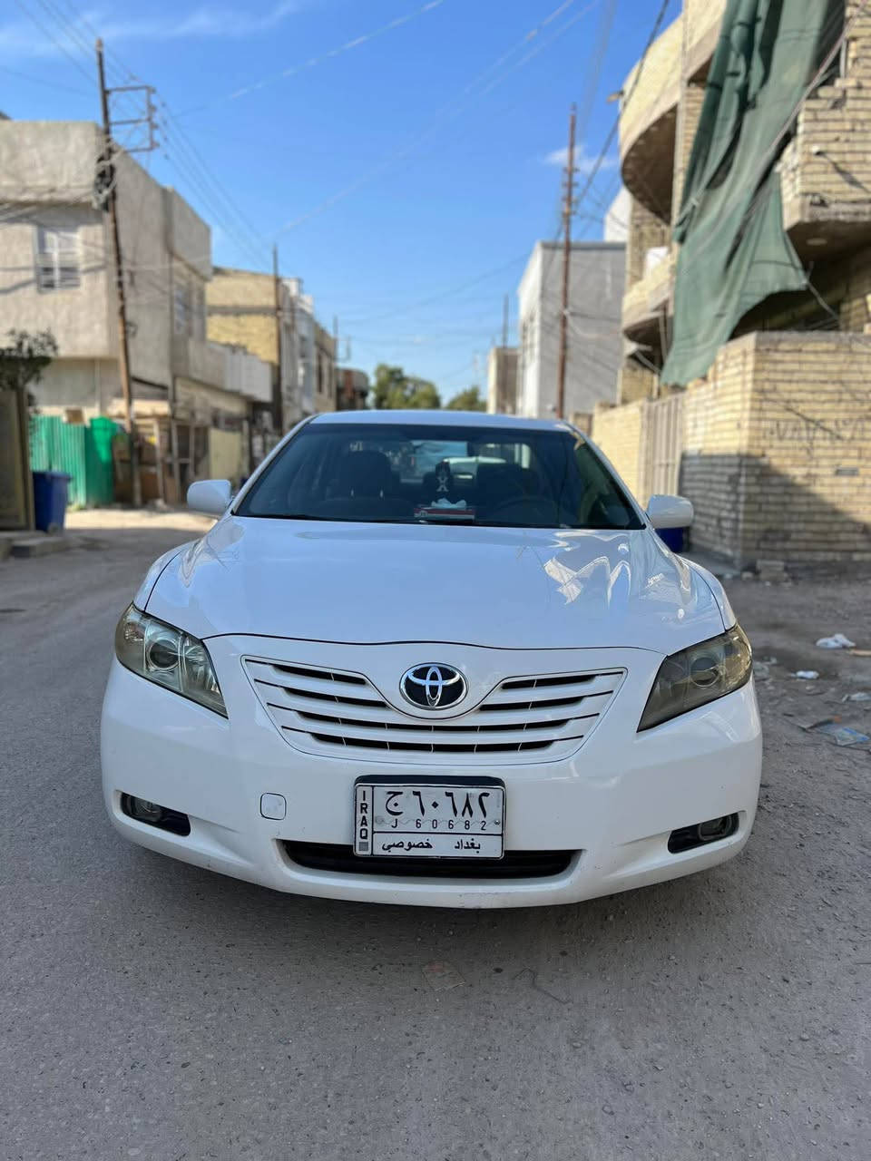 كامري 2009 امريكي محرك 2400

4 سلندر ضربتها بالجنطة مصبوغة عام
 كلها ليبل واحد مابيها اي قطعه تبديل
بيها صوت بالمكينة بالدوس يبين

تبريد ثلج

تحكم ستيرن جهتين

مثبت سرعة

كشن سايق كهرباء

حساسات خلفية

كامرة+شاشة ايباد

لايت زنون

تحويل ثاني يوم السعر ٧٨ وبيها مجال

***********
مكان السيارة بغداد
