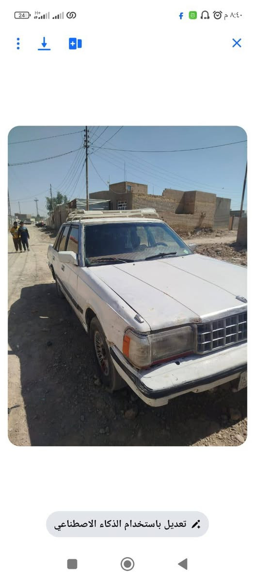 سوبرجاهزه سياره عل بلادرقم مثنى تحويل ثاني يوم مكفوله موديل ٨٥ السعر٢٧وبيها مجال المكان ناصريه الرفاعي ***********
