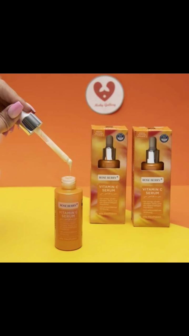 🍊 سيروم فيتامين سي للوجه من روز بيري 🍊
يعيد التوهج الصحي لبشرتكِ ✨ 

حيث يعمل على:
 علاج تصبغات الجلد وتوحيد اللون 💆‍♀️.
 تحفيز البشرة على إنتاج المزيد من مادة الكولاجين 🌟.
 تحسين ملمس البشرة ليجعلها أكثر مرونة وامتلاءً 🥰.
✨ مميزات التركيبة الفريدة:
 يأتي بتركيبة فريدة تتضمن فيتامين سي و هـ بالإضافة إلى مزيج من حمض الهيالورونيك 🔥.
 يحتوي على تركيز 20% من فيتامين سي 🍊.
 مناسب جداً للبشرات المتقدمة بالعمر 👵✨.
الاختيار المثالي لبشرة ناعمة، نضرة، ومتجددة دائماً! 💯✨

السعر 8الف


**إذا كنت صاحب هذا الإعلان وتريد حذفه لأي سبب، رجاءا أرسل رسالة إلى الدعم الفني**